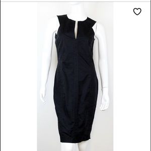 Armani Jeans Womens Black Cotton Dress.